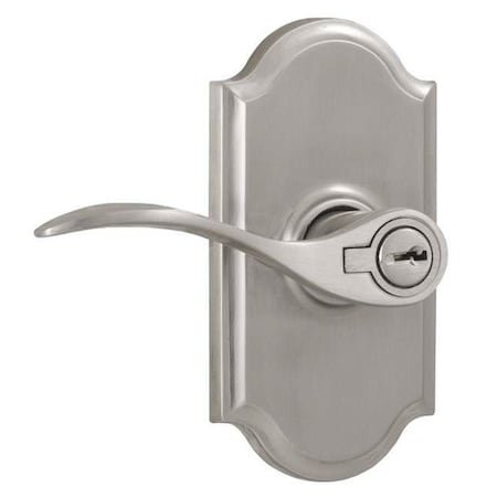 Weslock LH Bordeau Premiere Entry Lock ADJ Latch Full Lip Strike Satin Nickel L1740UNUNSL23